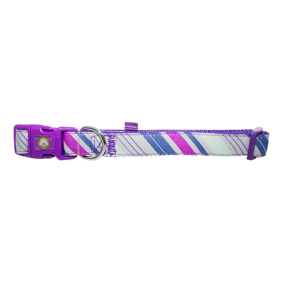 Collar Perro Diagonal L Morado Mascan