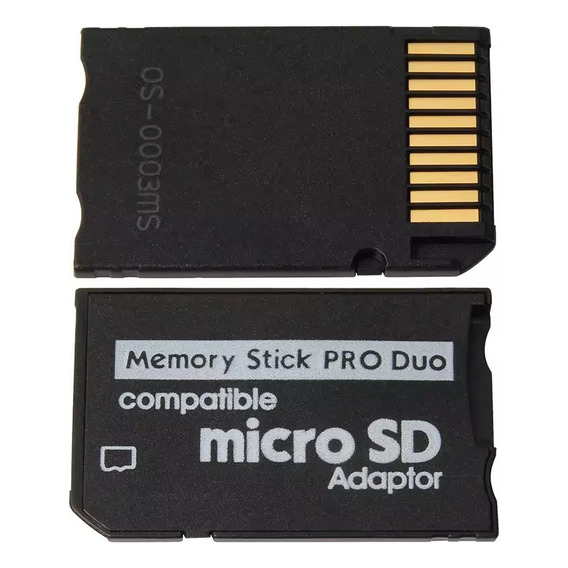 Memory Stick Pro Duo Adaptador Micro Sd Sdhc Camaras Psp 
