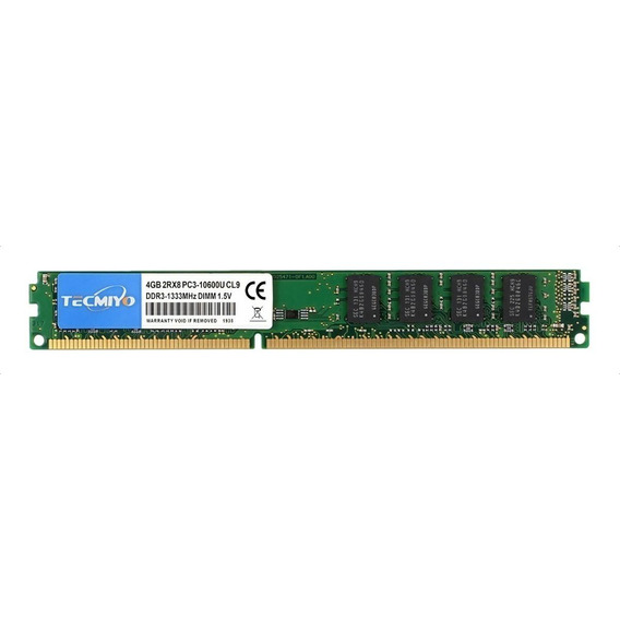 Memoria RAM gamer color verde  4GB 1 Tecmiyo 4GBPC310600U-GS0