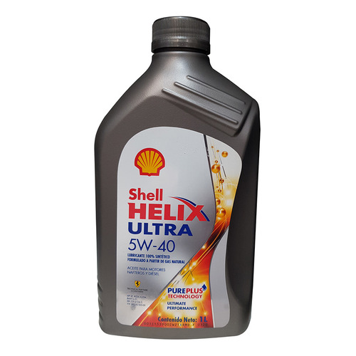 Aceite Shell Helix Ultra 5w40 X 1 Litro 100% Sintético