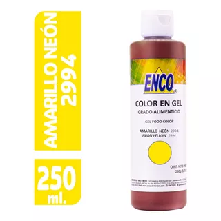 Colorante Comestible Enco Amarillo Neon 2994 250 G