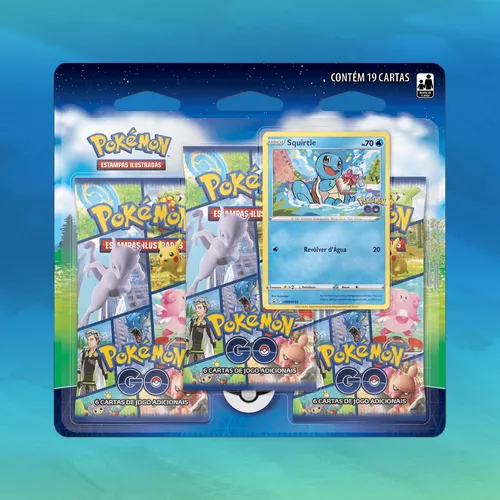 Blister Triplo Cartas Pokémon Tcg Pokémon Go Sortido