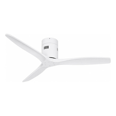 Ventilador De Techo Alisio Blanco Control Remoto Diseño 1.321 M 53 Hz/ 60hz Blanco Abs 3