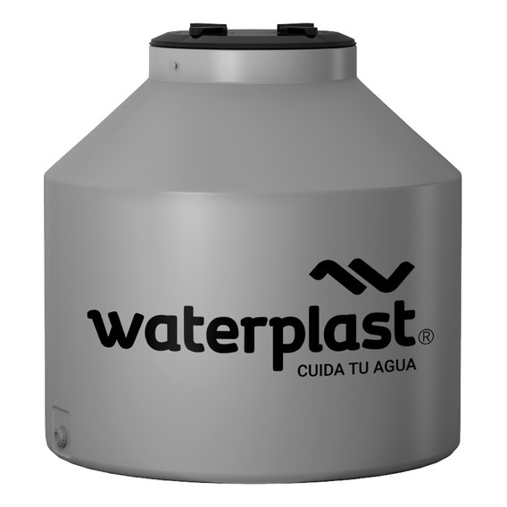 Tanque De Agua Tricapa Vertical Gris 300 Lt Waterplast 