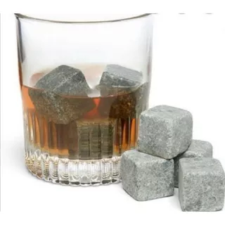 Gelo De Pedra Sabão Ideal Para Drinks E Whisky 5 Unidade