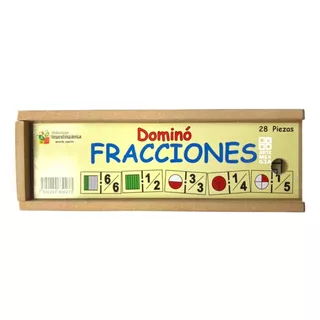 Juego Infantil Didáctico Divertido Domino Fracciones