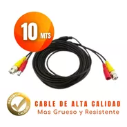 Cable Para Cámara Vigilancia,  Video Y Energía 10 Mts.