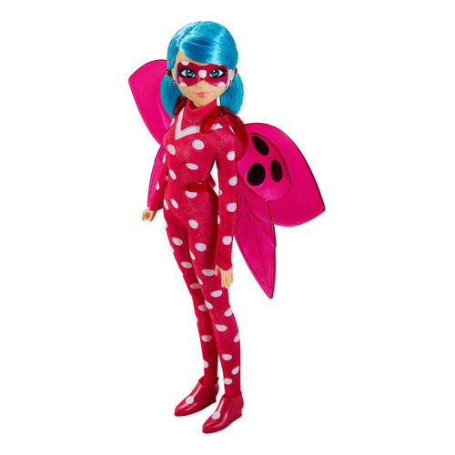 Set Muñeca Bandai Ladybug Con Scooter Transformable