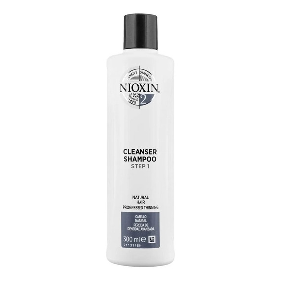 Nioxin-2 Shampoo Densificador Para Cabello Natural  300ml