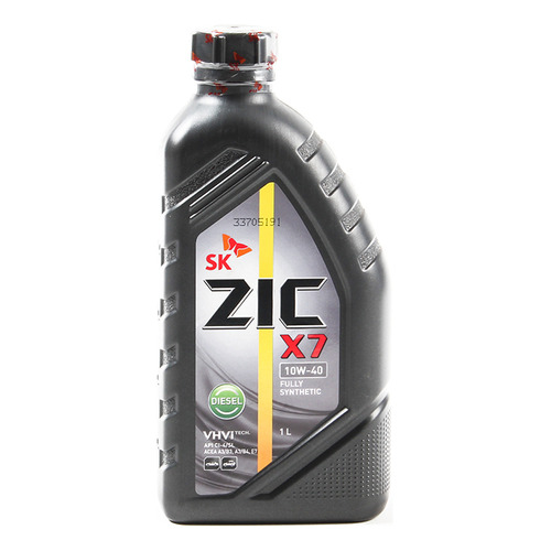 Aceite Para Motor Zic 10w40 X7 Sintetico Ci-4/sl Ben/dies 1l