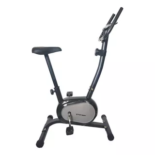 Bicicleta Fija Vert. Magnética Ranbak 407 Display+disco 2kg Color Negro Y Gris