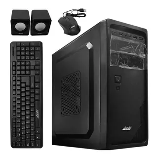 Gabinete Kit Pc Brb Fuente 550w Teclado, Mouse, Parlantes