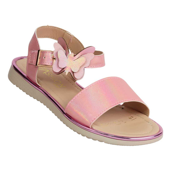 Sandalia Niña Casual Piso Rosa Stfashion 09004012