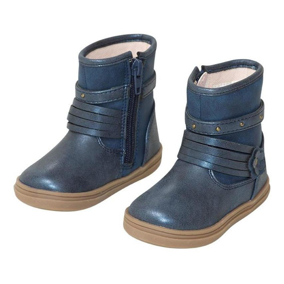 Bota Bebé Niña Azul Pillin