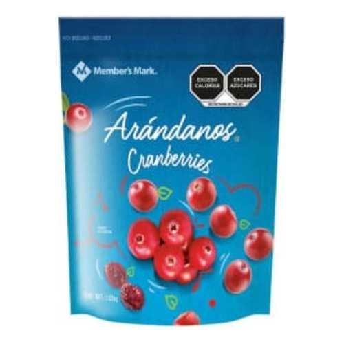 Arandanos Cranberries Member's Mark Bolsa Resellable 1.02 Kg