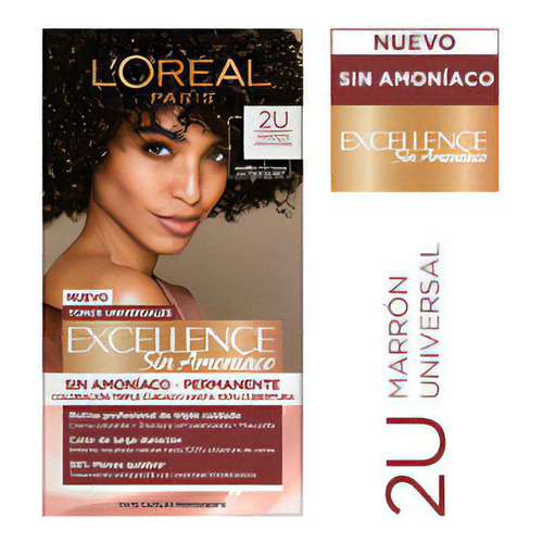  L'Oréal Excellence Coloracion triple cuidado sin amoníaco Rubio Claro Universal 8u