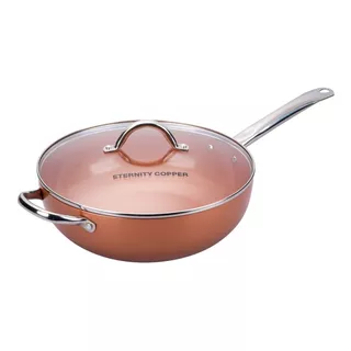 Wok Antiadherente Eternity Copper - - Color Cobre