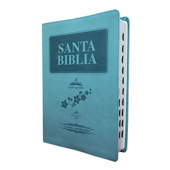 Biblia Rvr60 Gigante Concordancia Im. Piel Azúl Índice