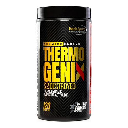 Thermogenix Con Cafeina Premium Hoch Sport X 120 Capsulas Sabor Sin sabor