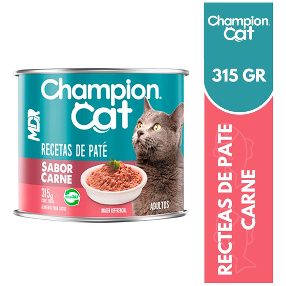 Champion Cat Lata Recetas En Pate 315gr X3 Und | Mdr