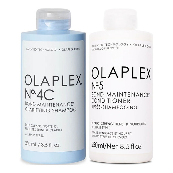 Olaplex N°4c + N°5 Shampoo Clarificante + Acondicionador