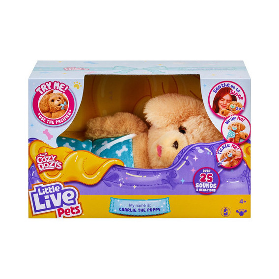 Peluche Little Live Pets Charlie El Cachorro Interactivo