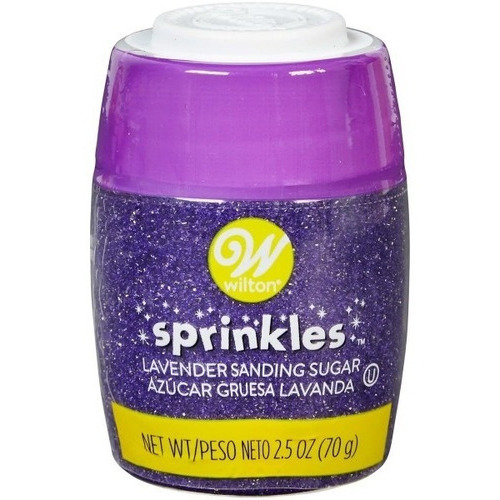 Azucar Perlada Colores 70 Gr Wilton Sprinkles Color Violeta