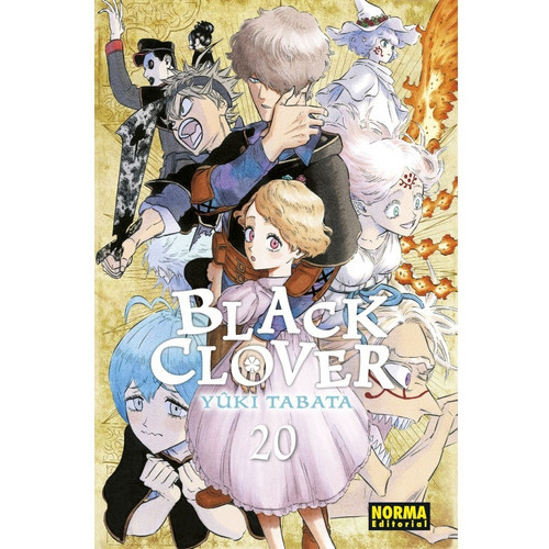 Black Clover 20, De Yuuki Tabata. Serie Black Clover, Vol. 20. Editorial Norma Comics, Tapa Blanda En Español