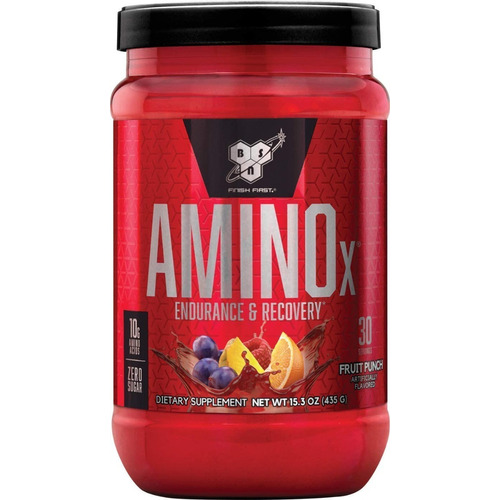 Suplemento en polvo BSN  AMINOx aminoácidos sabor fruit punch en pote de 435g