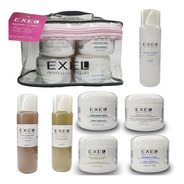 Kit Cosmetología Facial Exel Masterclass Cremas Loción Combo