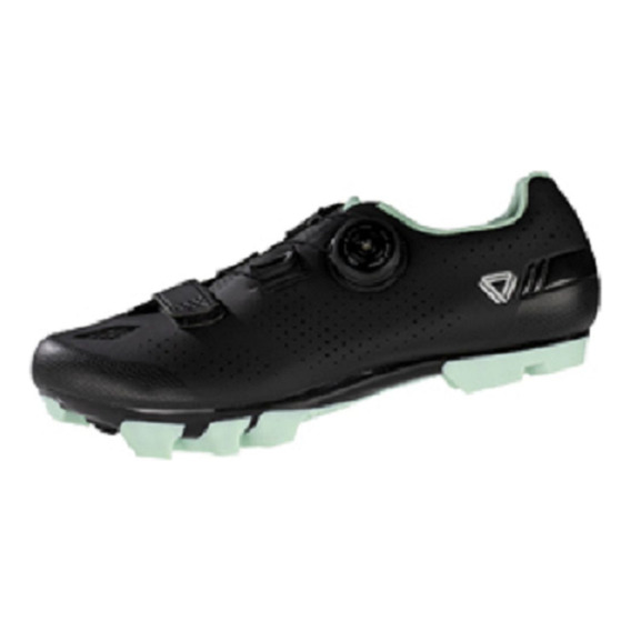 Zapatilla Ciclismo Mtb Gw Power Negro/aguamarina