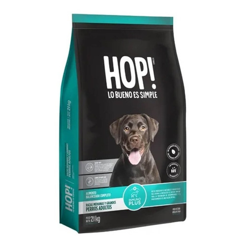 Alimento Vitalcan Hop! Perro Adulto Raza Mediana/grande 21kg