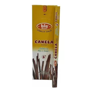 Incenso Indiano Bic Canela 25 Caixas Com 8 Varetas