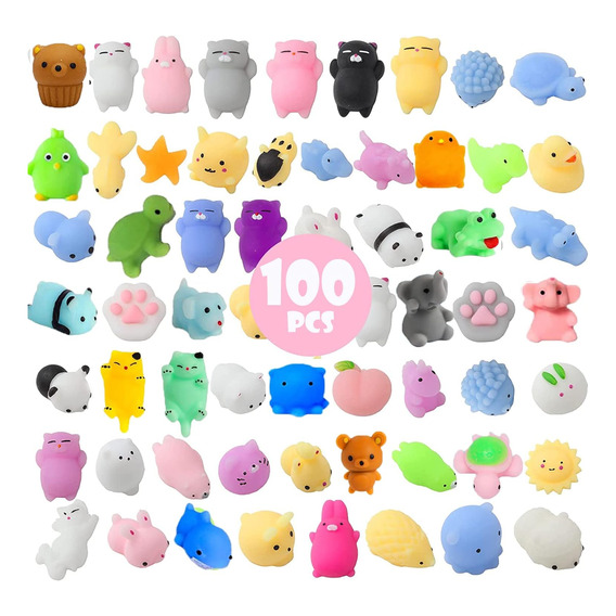 100 Escuichi Squishy Barato Kawaii Antiestres Mochi Juguete