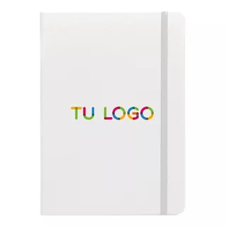 10 Cuadernos A5 Personalizado Logo Full Color Hojas Lisas