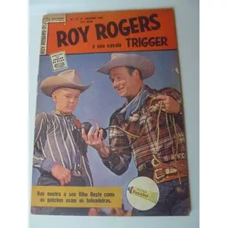 Hq Roy Rogers 2ª Série Nº21 Janeiro 1962 Ebal Excelente!