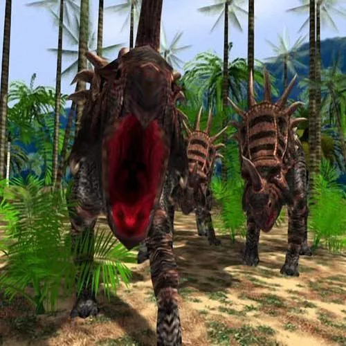 Turok Evolution PS2 jogo com Dinossauros 