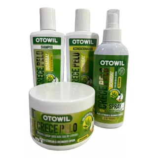 Kit Otowil Crece Pelo Shampoo + Acondicionador+ Spray + Pote