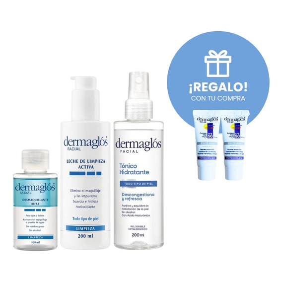 Dermaglós Rutina Facial Desmaquillante