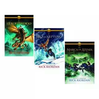 Heroes Del Olimpo 1 2 Y 3 Percy Jackson - Riordan - 3 Libros