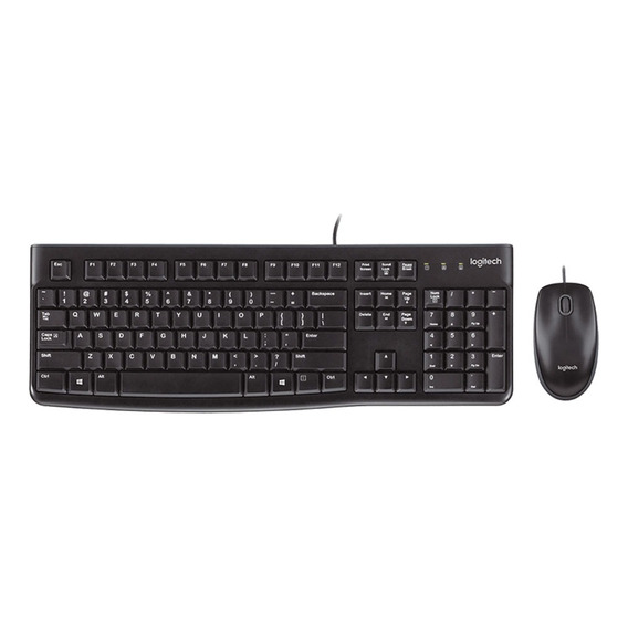 Kit De Teclado Y Mouse Logitech Mk120 Español Latinoamérica 