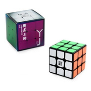 Cubo Mágico 3x3x3 Yj Moyu Yulong V2 Magético Preto