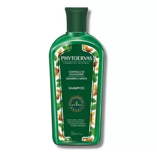 Shampoo Controle De Oleosidade Gengibre E Menta Phytoervas 