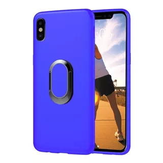 Funda iPhone X Silicona Anillado Devoto Orzly Premiun