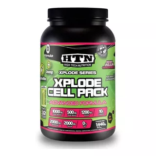 Xplode Cell Pack 1,44 Kg Htn Creatina Bcaa Glutamina Taurina Sabor Naranja