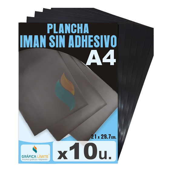 Plancha Iman A4 Lamina Imantada Sin Autoadhesivo 10 Hojas