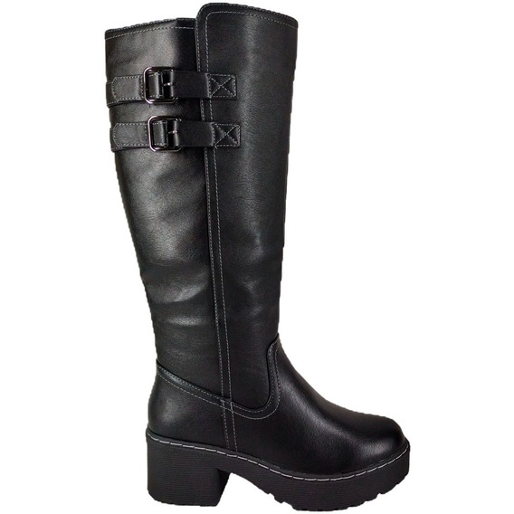 Bucanera De Mujer Taco Bajo Elegante Bota 225