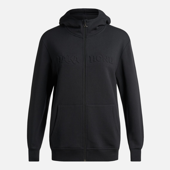 Poleron Mujer Motomami Full Zip Negro Haka Honu