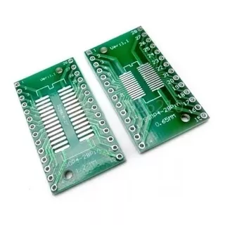 Adaptador Smd, Ssop28, Sop28, Soic28, Para Dip28 - 2 Peças