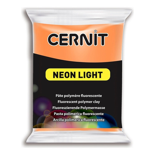 Cernit Neon Light Arcilla Polimérica 56 G Colores A Elección Color Naranja